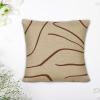 Boho Geometric Brown and Light Brown Cushion Cover Cases with Zipper 20x20in Farmhouse Cotton Linen Square Throw Pillow Cases for Living Room Bed Couch Sofa Chair Home Dcor Housewarming Gifts view 4