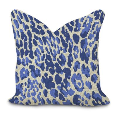 Leopard Print Cheetah Chinoiserie Style Purple and Rice White Pillow Covers 18x18in Chinoiserie Asian Pillowcase Farmhouse Throw Cushion Cover Cases for Couch Sofa Bed Living Room Home Decor