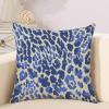 Leopard Print Cheetah Chinoiserie Style Purple and Rice White Pillow Covers 18x18in Chinoiserie Asian Pillowcase Farmhouse Throw Cushion Cover Cases for Couch Sofa Bed Living Room Home Decor view 3