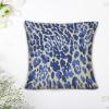 Leopard Print Cheetah Chinoiserie Style Purple and Rice White Pillow Covers 18x18in Chinoiserie Asian Pillowcase Farmhouse Throw Cushion Cover Cases for Couch Sofa Bed Living Room Home Decor view 4