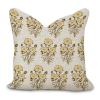 Cotton Linen Farmhouse Throw Pillow Cover with Zipper Yellow Flower Pillow Cases Cushion Cover for Office Living Room Bedroom Car Chair Home Decorations 16x16in view 1