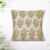 Cotton Linen Farmhouse Throw Pillow Cover with Zipper Yellow Flower Pillow Cases Cushion Cover for Office Living Room Bedroom Car Chair Home Decorations 16x16in view 4