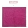 Home Weavers Luxury Collection 100% Reversible Cotton Bathroom Rugs Set, Washable Rug, Extra Soft and Absorbent Bath Rug, Bath Mat Set, Bath Floor Mat Non Slip, 24"x40" Rectangle, Hot Pink view 2