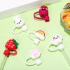 6 Pcs Straw Dust Cap Small Reusable Straw Covers Straw Topper Small Reusable Covers Straw Tip Covers Straw Caps Reusable Straw Tips Drinking Straw Covers Straw Tips Protector view 3