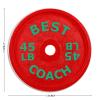 BESTORLOVE Acrylic Christmas Ornament Best Coach Christmas Tree Ornament Weight Plate 3 Inch with Red String Fitness Gym Gym Gift Gym Lover Christmas Decoration Gift for Parents Friend view 3