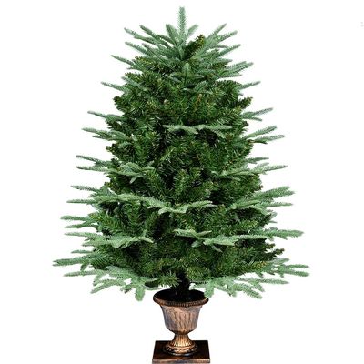 Uten 4ft/1.2m Christmas Tree, Artificial Christmas Tree, Fluffy Xmas Decorative Tree, Natural and Realistic Look with Bushy and Luxury Quality PVC Tips, Xmas Home Dcor
