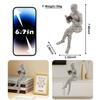 Tissting Pulp Reading Women Figurine Decor Thinker Statue Modern Abstract Art Sculpture Resin Collectible Reading Figurines for Home Decoration Living Room Office Bookshelf Shelf Table(Style 6) view 2
