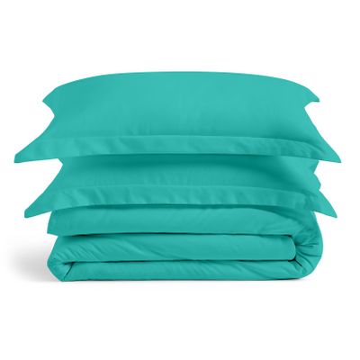 Rich Home Luxury 1 Piece Turquiose Blue Duvet Cover Size Eastern King 116'' x 108'' Ultra Soft Bedding Zipper Clouser Duvet Cover