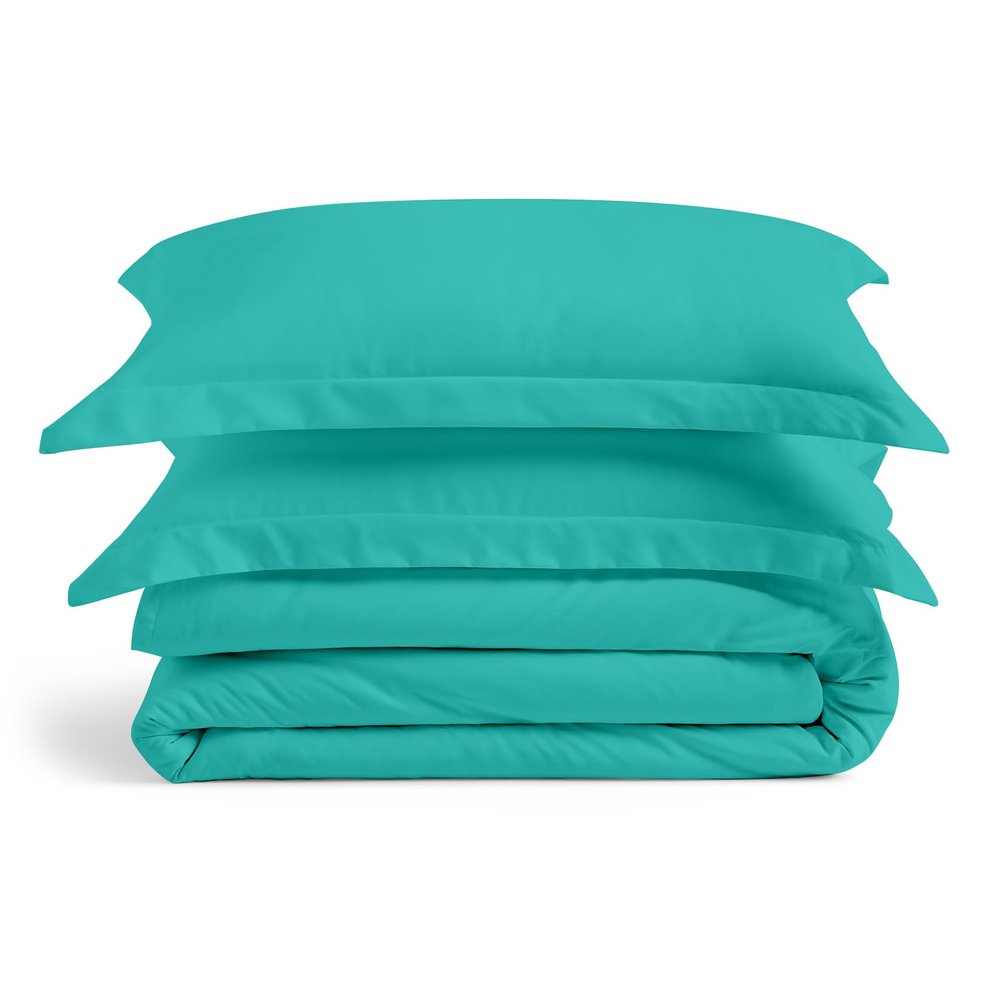 Rich Home Luxury 1 Piece Turquiose Blue Duvet Cover Size Eastern King 116'' x 108'' Ultra Soft Bedding Zipper Clouser Duvet Cover