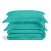 Rich Home Luxury 1 Piece Turquiose Blue Duvet Cover Size Eastern King 116'' x 108'' Ultra Soft Bedding Zipper Clouser Duvet Cover view 1
