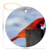 2023 Christmas Tree Ornaments Cardinal Bird Ceramic Keepsake Xmas Tree Decorations Winter Hanging Bauble Wedding Party Birthday Wedding Decor Gift for Boyfriend Girlfriend Wife Husband view 2