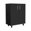 FM FURNITURE Keene 6 Piece Garage Set Black Engineered Wood view 4