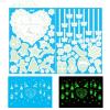 Glow-in-The-Dark Christmas Decoration Snowflake Window Sticker Shop Window Sticker Wall Sticker Glass Sticker view 1