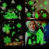 Glow-in-The-Dark Christmas Decoration Snowflake Window Sticker Shop Window Sticker Wall Sticker Glass Sticker view 4