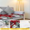 Wowouhiya Red Christmas Snowman Couch Cushion Covers, Stretch Sofa Cover with Elastic Bottom, Xmas Tree Winter Snowflake Sofa Slipcovers Protector Washable Chair/Sofa Cushion Covers for Pets S-2Pcs view 4