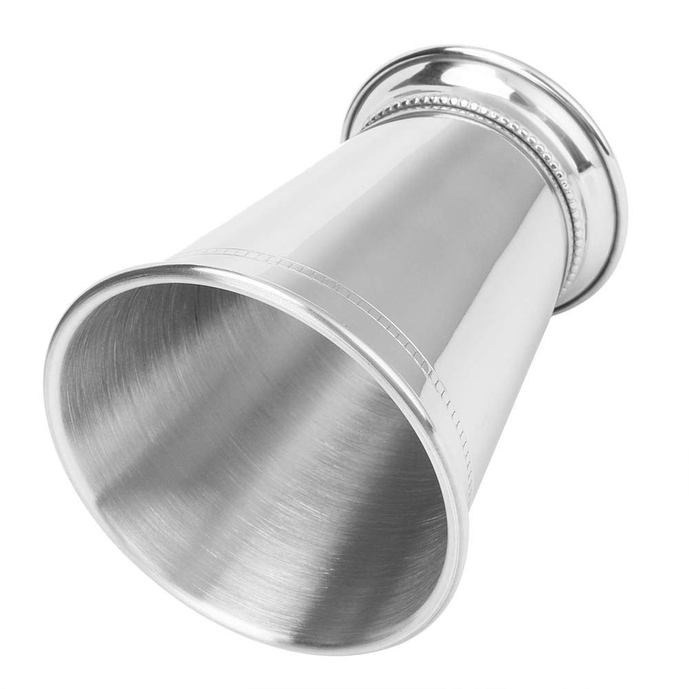 Akozon Silvery Cup L Steel Cocktail Mug Mixed Drinks Glass Party Beer Mint Cup