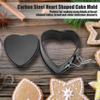 Cake Pans, Springform Cake Pans Heart Stainless Steel Cheesecake Pan with Removable Bottom Leakproof & Nonstick DIY Heart Baking Moulds for Mini Cheesecakes, Pizza, And Quiches view 2