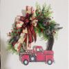 Christmas Red Truck Christmas Garland Farmhouse Red Truck Garland Christmas Decoration Winter Garland view 4