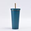 CukYi Stainless steel cup with straw large capacity with lid Cup insulation vacuum cup view 3
