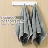 Aibaser Hand Towels-16x30inch - Lightweight and Highly Absorbent Hand Towels for Bathroom, Travel, Gym, Shower and Spa (Grey) view 3