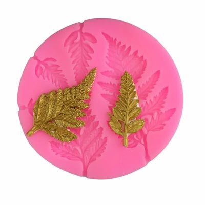 A Variety Of Leaf Fern Leaf Shape Silicone Mold Chocolate Flip Sugar Baking Mold Gypsum Ornament Decorative Soap Mold