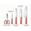 Caraway 14-Piece Kitchen Prep Set - Kitchen Knife Set & Wooden Utensil Set - Made With Premium German Steel Blades & FSC-Certified Birch Wood - Non-Toxic Materials - Includes Organizer - Perracotta view 3