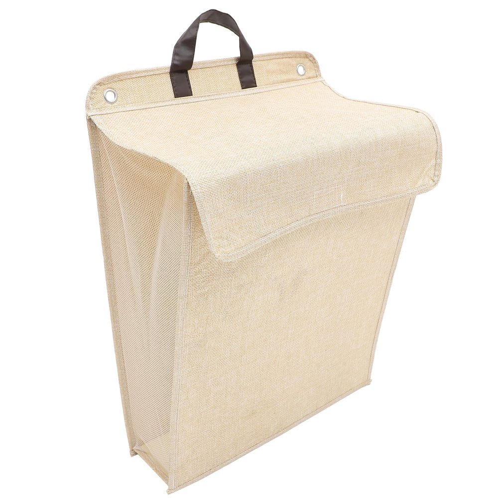 Cabilock Wall Laundry Hamper Multi-functional Hanging Clothes Basket Lid Large Capacity Storage for Bedroom Bathroom and Laundry Room