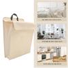 Cabilock Wall Laundry Hamper Multi-functional Hanging Clothes Basket Lid Large Capacity Storage for Bedroom Bathroom and Laundry Room view 2