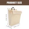 Cabilock Wall Laundry Hamper Multi-functional Hanging Clothes Basket Lid Large Capacity Storage for Bedroom Bathroom and Laundry Room view 4