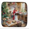 Caroline's Treasures DAC3298DDM Cookies with Santa Claus Mrs. Claus Dish Drying Mat Absorbent Dish Drying Mat Pad for Kitchen Counter Dish Drainer Mat for Countertop, 14 x 21", Multicolor view 1