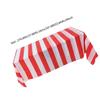 ABOOFAN Striped Circus Tablecloth and Stripe Plastic Table Cover for Party Decorations Reusable for Dining Picnics and Events Easy to Clean Design view 2