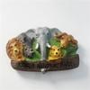 3D Kruger National Park South Africa Fridge Magnet Travel Souvenir Refrigerator Decoration Magnetic Sticker Hand Painted Craft view 3