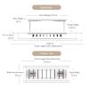 ceiling clothes drying rack Electric Clothes Drying Rack Indoor Remote Control Lifting Clothes Drying Rack Home Balcony Automatic Clothes Drying Clothes Rack Lift Ceiling-Mounted Airer ( Color : A ) view 2