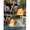 Tabletop Fountain Resin Indoor Water Fountain, Chinese Artificial Tree Buddah Statute Tabletop Fountain with Rolling Ball, Zen Fountain for Home Office Bedroom Desk Decoration Desktop Fountains view 4
