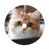 36" Plush Christmas Tree Skirt Cute cat Christmas Tree Mat Cover Xmas Tree Skirt for Xmas Holiday Party Christmas Decoration Ornaments Tassel Tree Skirt for Happy New Year view 3
