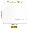 15 Pcs Cake Smoother Cake Cream Scraper Transparent Plastic Scraper Tool, Flexible Plastic Cake Scraper Smoother, Cake Smoother Scraper for Bread Pastry Baking Tool view 3