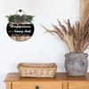 Sokomurg Bathroom Wall Decor Happiness is a Long Hot Bubble Bath Sign Bathroom Quotes Decor 11" Rustic Round Wooden Hanging Wreaths for Bathroom Wash House Toilet Housewarming Gift Wall Decor view 4