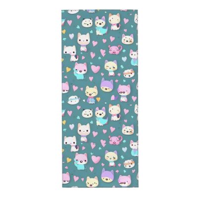 MYGANN Cute Little Fox Skin-Friendly Absorbent Towel 12x27.5in,for Bathroom Swimming Travel Gym Personal Cleaning