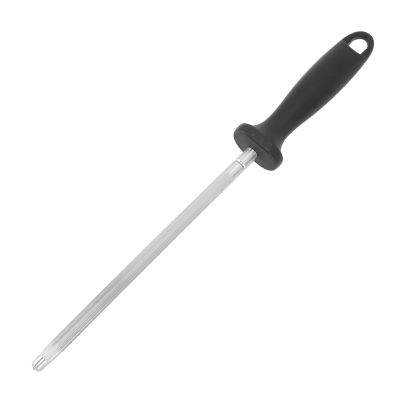 Carbon Steel Sharpening,Knife Sharpener Tool,Steel Knife Blade Sharpener Honing Rod Professional Kitchen Chef Stick Comfortable Plastic Handle