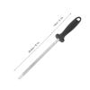 Carbon Steel Sharpening,Knife Sharpener Tool,Steel Knife Blade Sharpener Honing Rod Professional Kitchen Chef Stick Comfortable Plastic Handle view 2