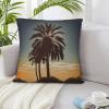LZQPOEAS Decorative Throw Pillow Covers 26"x26" Square Pillow Covers for Sofa Palm Tree Double Sided Throw Pillow Cases Soft Plush Decorative Cushion Cover for Living Room view 1