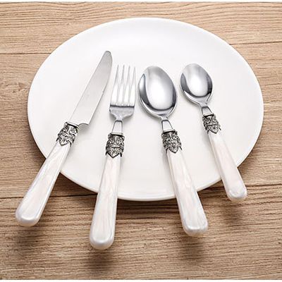 20 Piece Silverware Set Service for 4,Premium Stainless Steel Flatware Set Include Fork Knife Spoon Set Gift Package for Christmas and Thanksgiving&Halloween