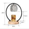 Candle Lamps Candle Heater Crystal Lampshade Candle Warmer Lamp Melting Wax Lamp Dimmable Night Light for Home Office Spa Yoga Meditation Bathrooms view 2