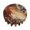 RLDOBOFE Marble Mixed Brown Print Round Tablecloth 60 Inch Resistant Dining Table Cloth Soft Washable Table Cover Decorative Cover Tabletop for Wedding Birthday Party Dining Room Kitchen Decor view 4