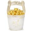 Fengshuibringluck Feng Shui 5pcs Buckets of Good Fortune Gold Ingot/Yuan Bao Basin Home Dcor Porsperity Figurine (5 PCS(Set)) view 2