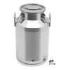 60L/15.85 Gallon Milk Can Stainless Steel Milk Bucket with Sealed Lid and Faucet - Milk Jug Milk Bucket Wine Pail Bucket Bottle Ice Bucket Milk Transport Can Tote Jug (60L w/Faucet) view 1