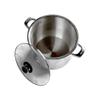 6 Qt Stainless Steel Stock Pot,with Lid,Tempered Glass Lid & Double Side Handles view 1