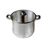 6 Qt Stainless Steel Stock Pot,with Lid,Tempered Glass Lid & Double Side Handles view 3