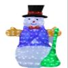 LAMPHOME 38.5" 300LED Lighted Commercial Grade Acrylic Snowman Christmas Display Decoration view 1