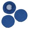 PATIKIL Round Bar Stool Cover, 3 Pack Elastic Bar Stool Cover Washable Seat Cushion for Diameter 12"-14" Chair, Dark Blue view 1